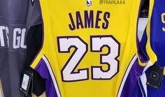 最新爆料湖人球衣图片,设计独特，引发球迷热议！”